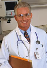 Picture of a male physician smiling