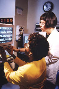 Picture of equipment to assist the visually impaired