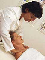 Picture of a massage therapist giving a massage