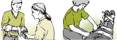 Illustration of rigid splints
