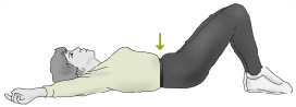 Illustration of pelvic tilt