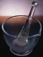 Picture of a mortar and pestle